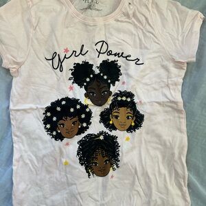 Girl Power Kids Shirt - Pink